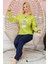 Bayan Uzun Kollu Pijama Takımı Model No 7573 2