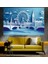 Şehir Sembolleri Temalı Sanatsal Dekoratif Duvar Tablosu (70X100 Cm) 1