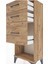 Arges Komodin 3 Çekmeceli 44X30X106 Çam-Çam 5