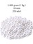 1.000 Gram (1 Kg.) 18MM Beyaz Renk Plastik Inci Boncuk Çanta ve Takı Yapım Boncuğu (~220 Adet) 1