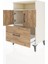 Hyperion Komodin 2 Raflı Tek Çekmeceli 2 Kapaklı 60X44X96 Aytaşı-Çam 4
