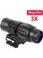 Magnifier 3x Yakınlaştırmalı Dürbün - 22MM Ray Uyumlu, Katlanır Yaylı Ayaklı 1