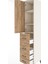 Hyperion Dolap 3 Raflı 4 Çekmeceli Tek Kapaklı 44X44X221 Aytaşı-Çam 5