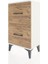 Arges Komodin 2 Çekmeceli 44X30X80 Aytaşı-Çam 5