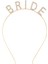 Altın Gold Renk Bekarlığa Veda Kristal Taş Bride Tacı Ithal 16X10 cm (4172) 2