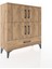 Arges Şifonyer 4 Raflı Tek Çekmeceli 4 Kapaklı 88X30X96 Çam-Çam 2