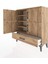 Arges Şifonyer 4 Raflı Tek Çekmeceli 4 Kapaklı 88X30X96 Çam-Çam 4