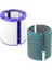 Filtre + Karbon Filtre ile Uyumlu TP04 HP04 DP04 TP05 HP05 2
