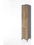 Hyperion Dolap 4 Raflı 4 Çekmeceli Tek Kapaklı 44X44X221 Antrasit-Çam 3
