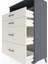 Hyperion Dolap Tek Raflı 4 Çekmeceli 88X44X134 Antrasit-Aytaşı 5