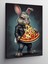 Kanvas Tablo Pizza Yiyen Tavşan 100 x 140 CNVSDKEY-125980-100-140 1