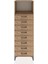 Hyperion Dolap Tek Raflı 8 Çekmeceli 60X44X182 Çam-Çam 1