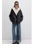 Kadın Oversize Siyah Suni Deri Ceket 1