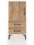 Arges Komodin 2 Raflı 2 Çekmeceli Tek Kapaklı 44X30X96 Aytaşı-Çam 1