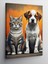 Kanvas Tablo Kedi ve Köpek Dostluğu 100 x 140 CNVSDKEY-126312-100-140 1