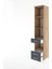 Hyperion Dolap 4 Raflı 3 Çekmeceli 44X44X221 Çam-Antrasit 4
