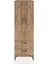 Hyperion Dolap 4 Raflı 2 Çekmeceli 2 Kapaklı 60X44X182 Çam-Çam 1