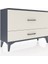 Arges Şifonyer 2 Çekmeceli 88X30X64 Antrasit-Aytaşı 2
