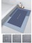 Mavi Kaymaz Tabanlı Sihirli Su Emici Banyo Paspası 40X60 cm 1