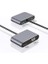 Type-C HDMI VGA USB 3.0 Type 4in1 Video Dönüştürücü Veri Aktarıcı USB ve ile Uyumlu Gri Tc-26 3