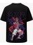 Oversize Akaza Demon Slayer Baskılı Tişört - Büyük Baskı - Geniş Kesim 1