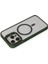 Bfs iPhone 15 Pro Kılıf Roblox Lens Magsafe Standlı Kapak - Koyu Yeşil 3