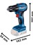 Gsr 185-LI Akülü Delme Vidalama Makinesi (18 Volt, Solo, Yumuşak/sert Tork: 21/50 Nm; Plastik Çanta) 2