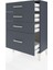 Arges Komodin 4 Çekmeceli 60X30X96 Antrasit-Antrasit 4