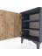 Arges Komodin 2 Raflı Tek Kapaklı 44X30X64 Antrasit-Çam 5