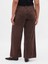 Kadın Kahverengi Mid Rise Ultrasoft Baggy Jean Pantolon 3