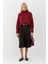 Balıkçı Yaka Oversize Triko Kazak Bordo 4