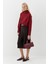 Balıkçı Yaka Oversize Triko Kazak Bordo 5