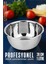 Hsnet Inox Kase - 20 cm 1 Litre Karıştırma Kabı Profesyonel 304 Paslanmaz Çelik 1