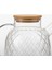 Bambu Kapaklı Cam Sürahi / Çok Amaçlı Cam Demlik 3,6 Litre 4