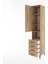 Hyperion Dolap 4 Raflı 4 Çekmeceli Tek Kapaklı 44X44X221 Çam-Çam 4
