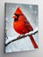 Kanvas Tablo Kış Kardinali Kuşu 70 x 100 CNVSDKEY-126332-70-100 1