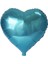 Açık Mavi Kalp Folyo Balon 45 Cm. 1