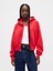 Kadın Kırmızı Vintagesoft Fermuarlı Wedge Sweatshirt 1