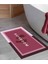 Banyo Paspası 50X70CM, Su Geçirmez ve Kaydırmaz, Emici ve Renkli Bordo 1