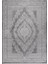 Arsizio Klasik Göbekli Gri Triko Akrilik Pamuk Atkılı Makine Halısı 1