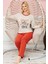Bayan Uzun Kollu Pijama Takımı Model No 7591 2