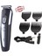Siyah Çok Amaçlı Tüy Kısaltma ve Tıraş Makinesi, Ense, Kaş ve Vücut Için 3