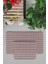 Yumuşak Peluş Kaymaz Banyo Paspası Takımı 2'li, 50X80-50X40CM, Pembe 2