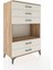 Hyperion Dolap Tek Raflı 5 Çekmeceli 88X44X134 Çam-Aytaşı 2