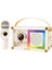 Litae Trend Bfs Taşınabilir Rgb Işılı Sevimli Figürlü Mikrofonlu Karaoke Bluetooth Hoparlör Krem 1