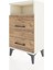 Arges Komodin Tek Raflı 2 Çekmeceli 44X30X80 Aytaşı-Çam 5