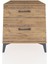 Kronos Komodin 2 Çekmeceli 60X59X64 Çam-Çam 1