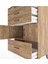 Hyperion Dolap Tek Raflı 4 Çekmeceli 2 Kapaklı 88X44X134 Çam-Çam 5