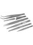59104 6 Pc Stainless Steel Tweezers 1