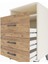 Hyperion Komodin Tek Raflı 3 Çekmeceli 60X44X96 Aytaşı-Çam 5